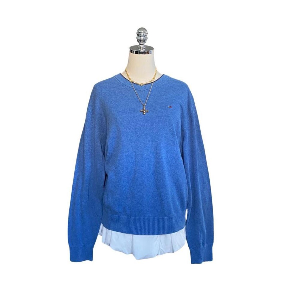 Tommy Hilfiger men’s blue sweater